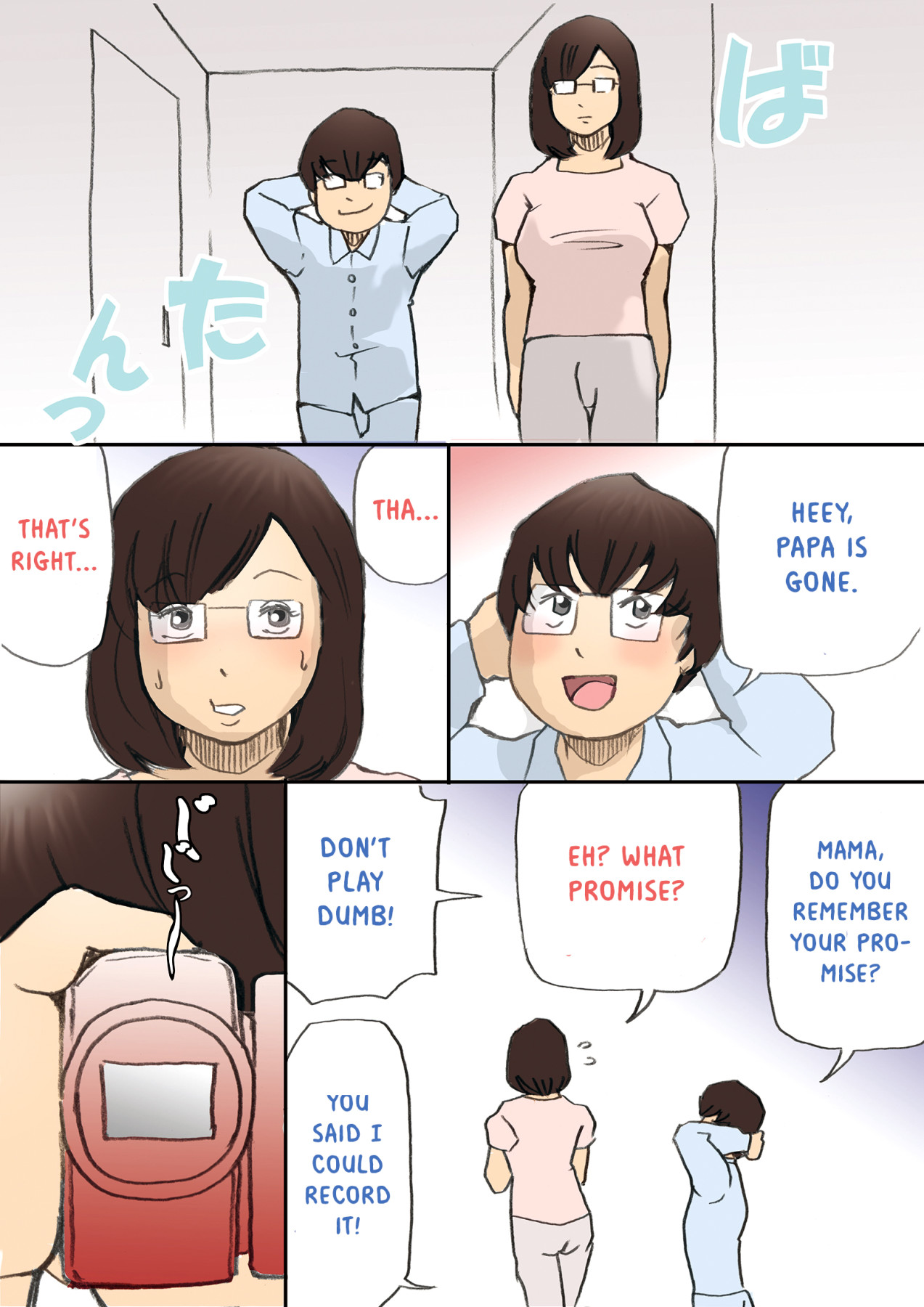 Hentai Manga Comic-Mama, Let's Film It-Read-31